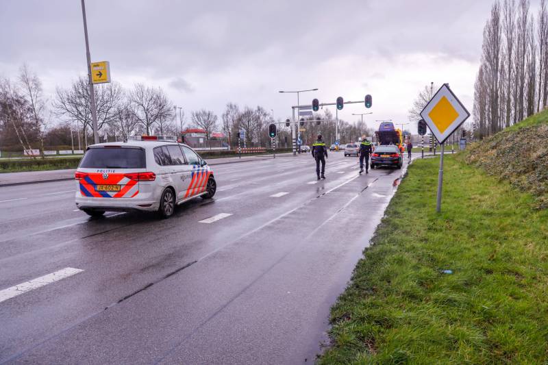 Meerdere voertuigen betrokken bij kop-staartbotsing