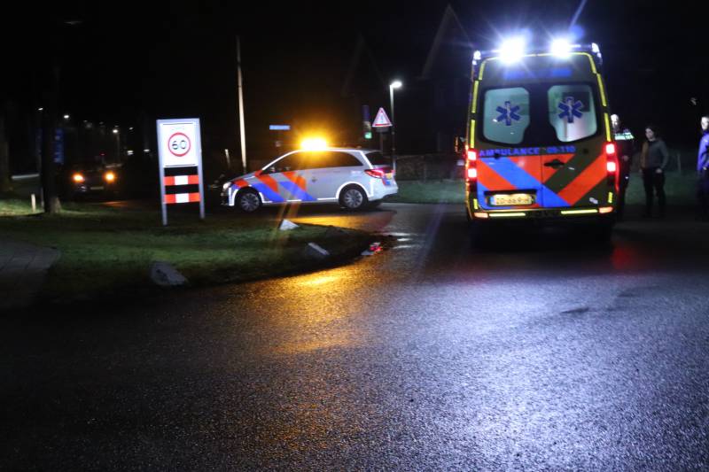 Fietser gewond na aanrijding met auto