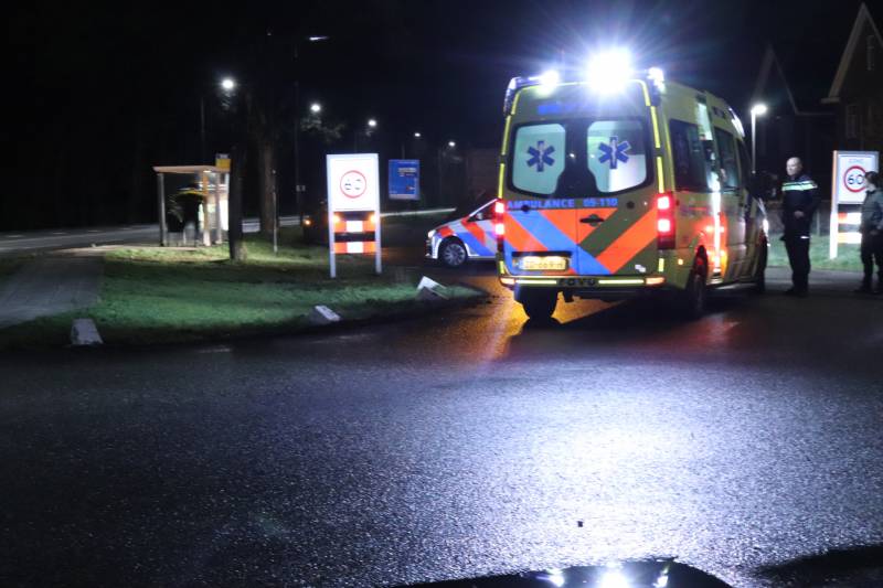 Fietser gewond na aanrijding met auto