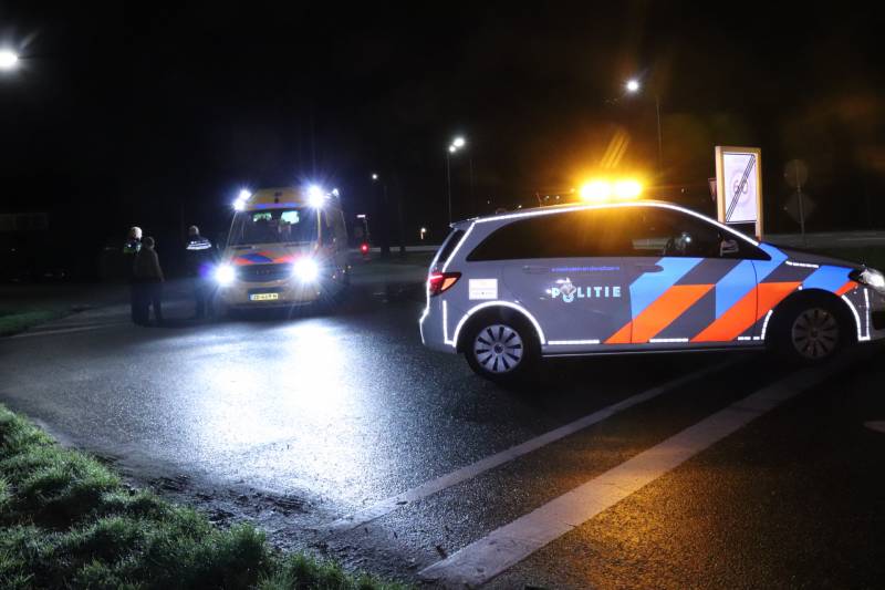 Fietser gewond na aanrijding met auto