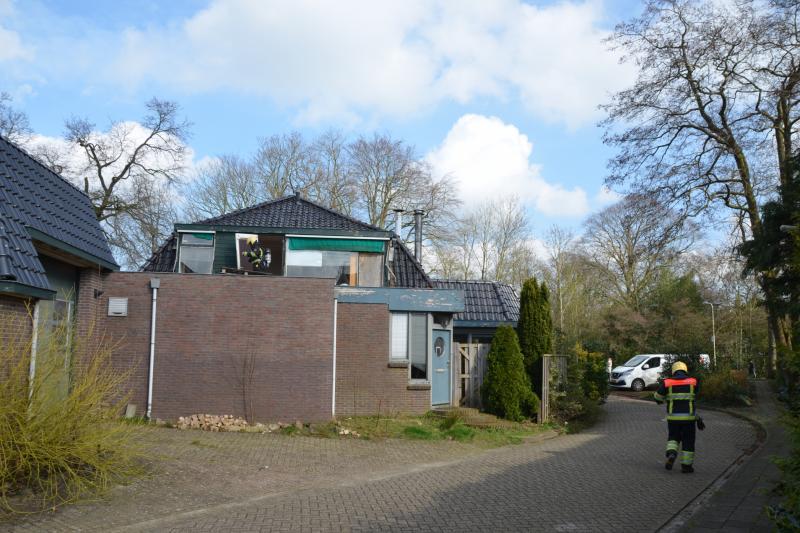 Brand in leegstaand winkelpand