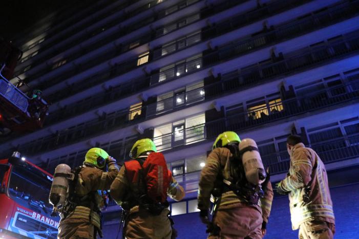Grote brand in flatwoning