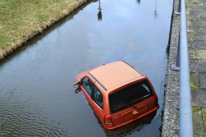 Brommobiel belandt te water voor Piet Klerkx