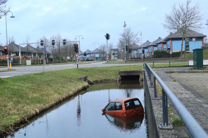 Brommobiel belandt te water voor Piet Klerkx