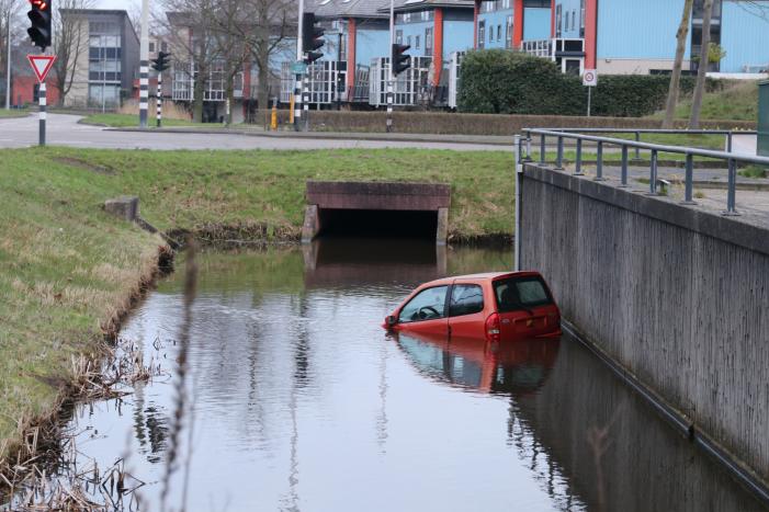Brommobiel belandt te water voor Piet Klerkx