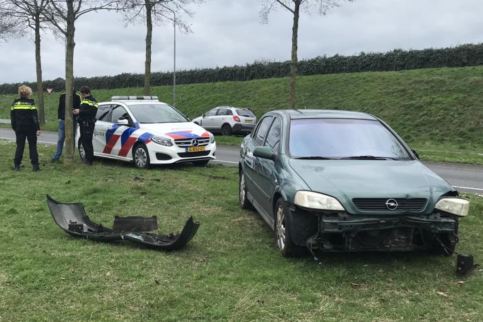 Bestuurder aangehouden na ongeval