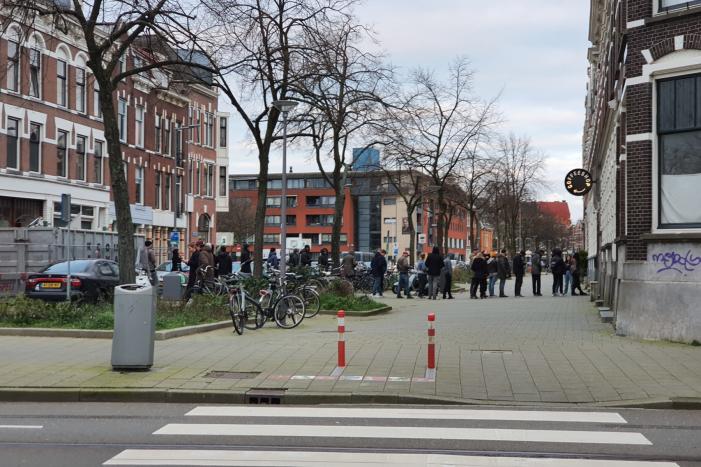 Gehamster bij coffeeshops