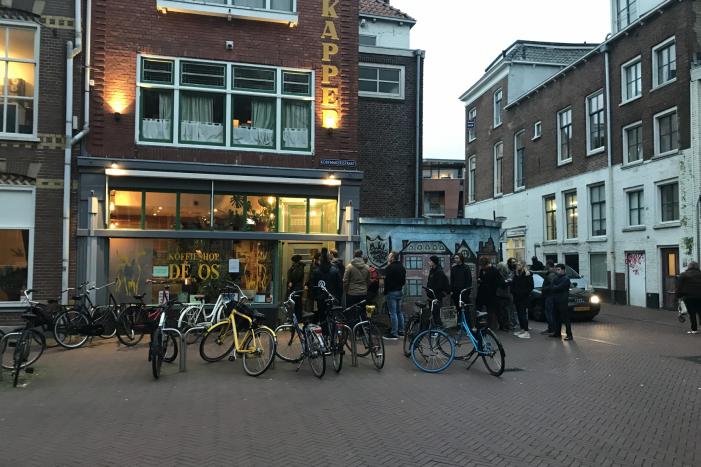 Veel drukte bij coffeeshops