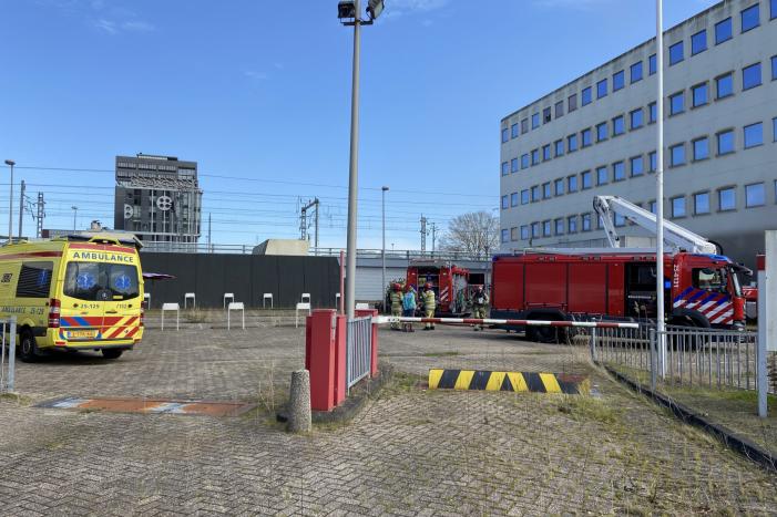 Voormalig pand Getronics Data Centre vol rook