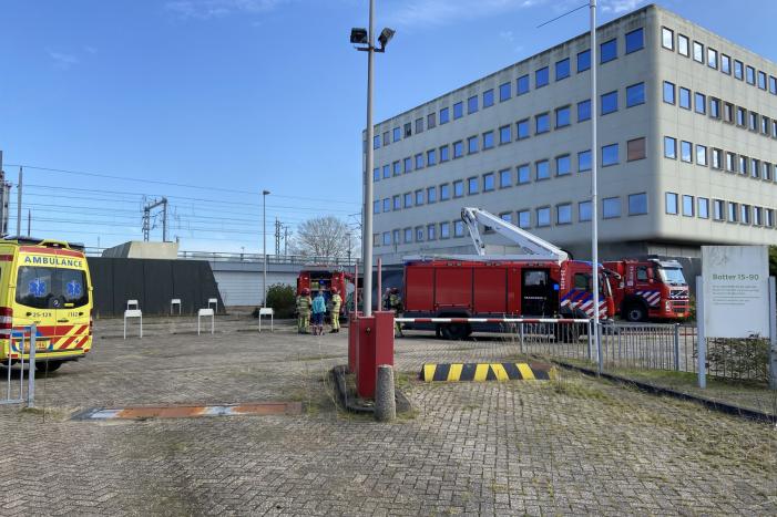 Voormalig pand Getronics Data Centre vol rook