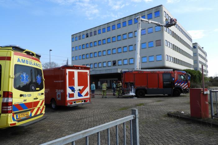 Voormalig pand Getronics Data Centre vol rook