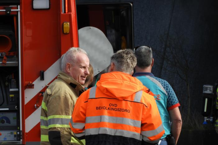 Voormalig pand Getronics Data Centre vol rook