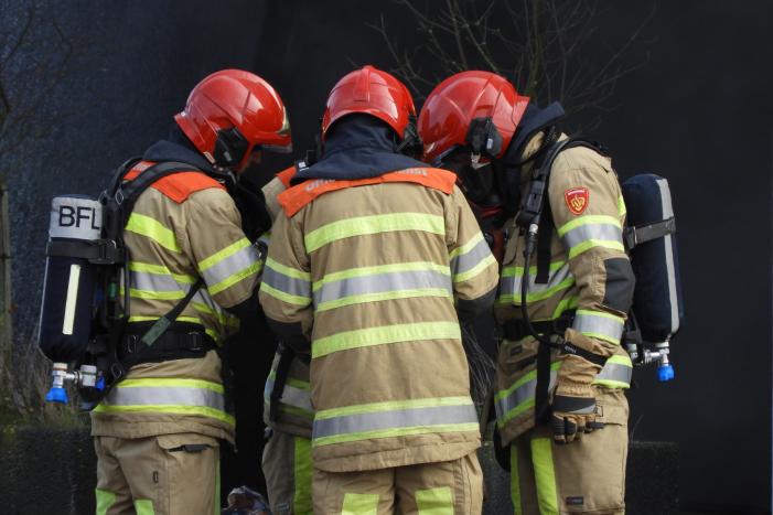 Voormalig pand Getronics Data Centre vol rook