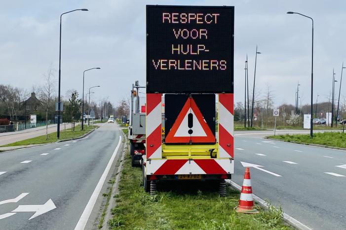 Steun voor hulpverleners uit alle hoeken