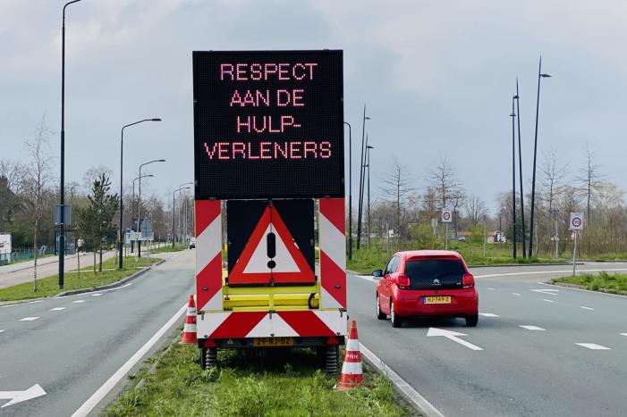 Steun voor hulpverleners uit alle hoeken