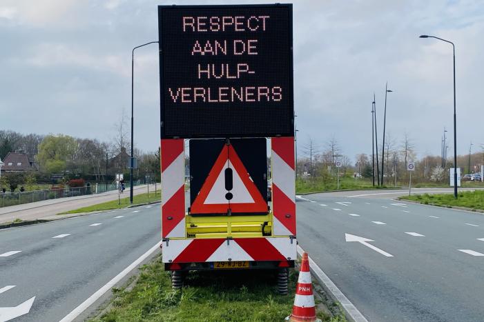 Steun voor hulpverleners uit alle hoeken