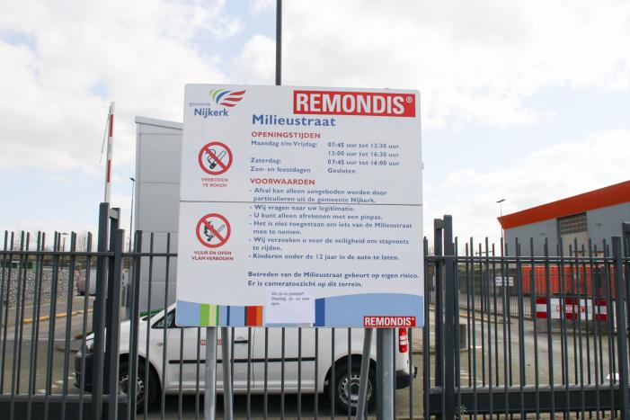 Milieustraat vervroegd gesloten na negeren Corona-regels