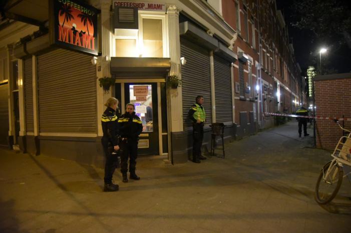 Man in nek gestoken voor coffeeshop Miami