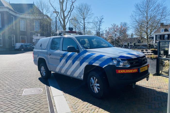 Aangetroffen granaat in de Aa tot ontploffing gebracht