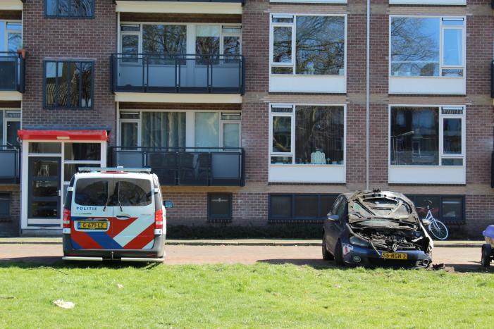 Forensisch onderzoek naar autobrand