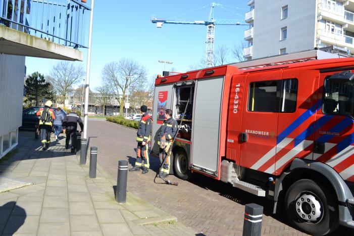Gaslucht in kelderruimte flatwoning