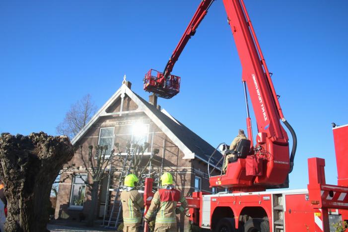 Wederom schoorsteenbrand bij dezelfde woning
