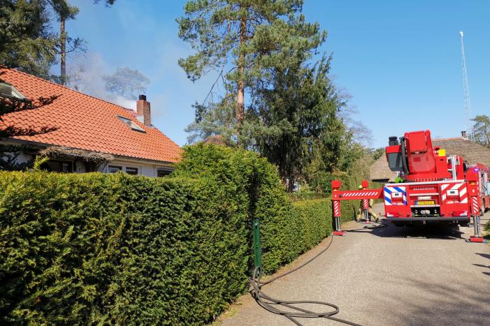 Veel rook bij brand op vakantiepark