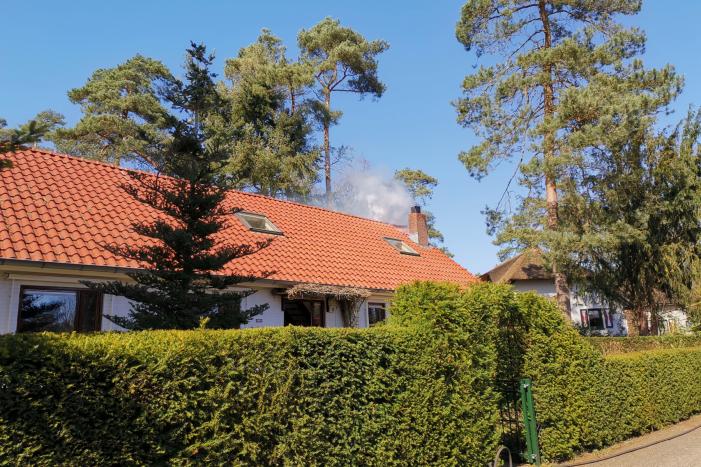 Veel rook bij brand op vakantiepark