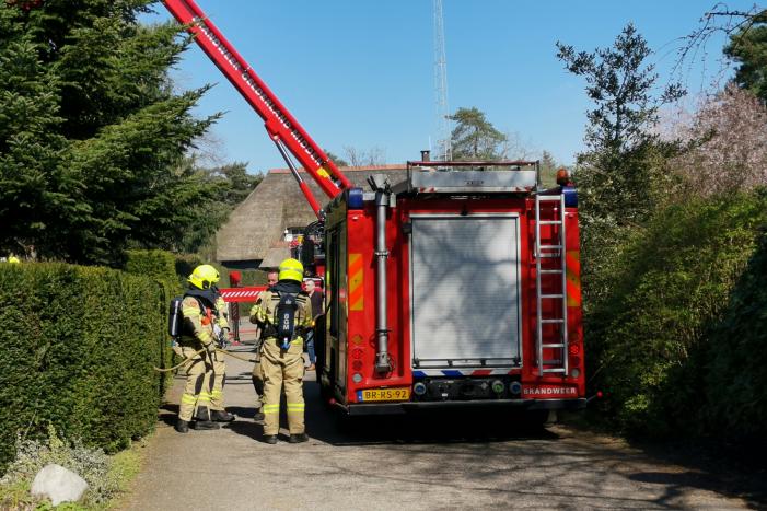 Veel rook bij brand op vakantiepark