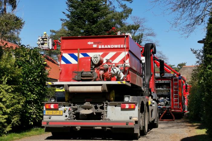 Veel rook bij brand op vakantiepark