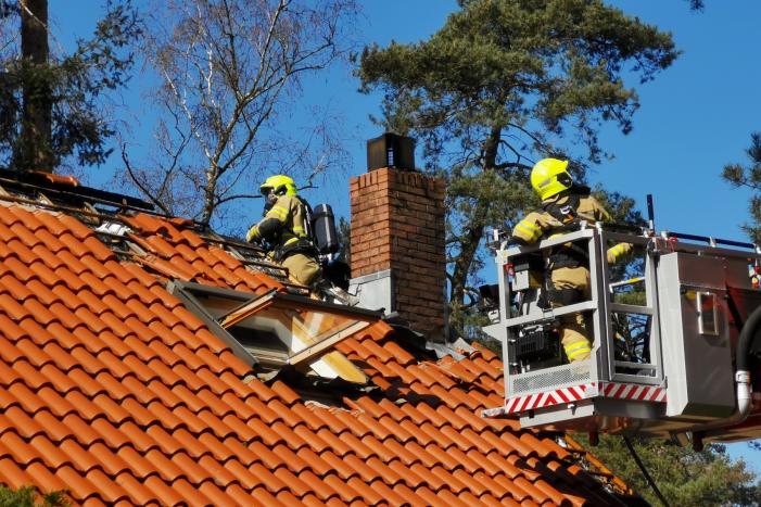 Veel rook bij brand op vakantiepark