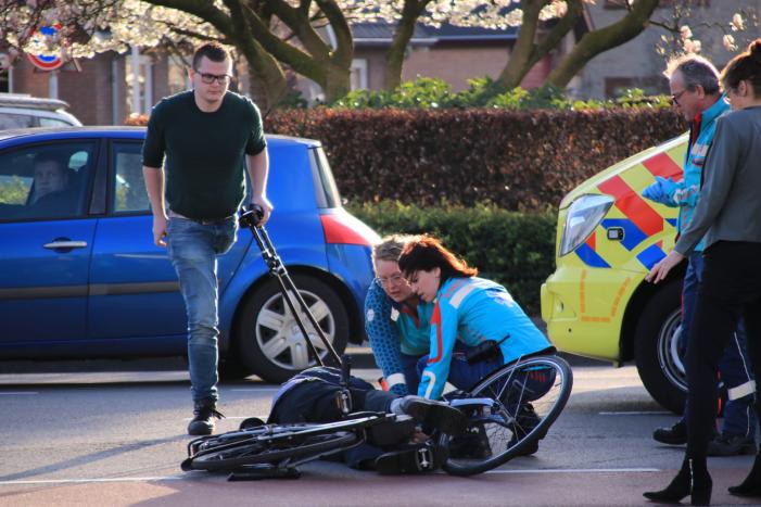 Man op e-bike gewond na val
