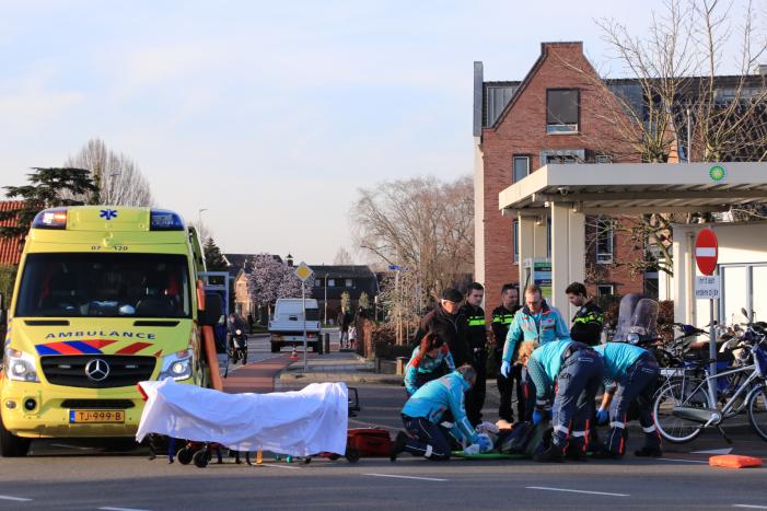 Man op e-bike gewond na val