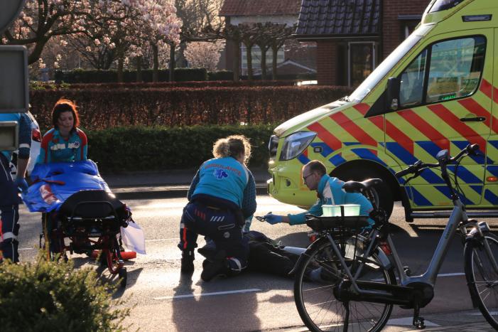 Man op e-bike gewond na val
