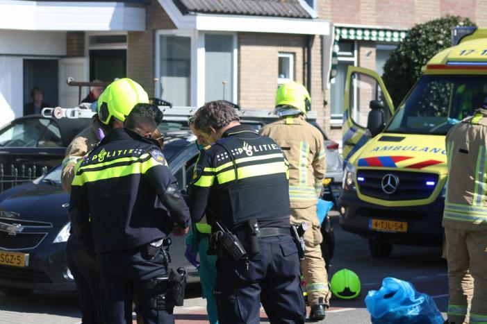 Fietser zwaargewond na aanrijding