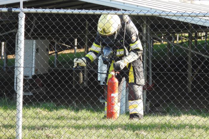 Brand in transformatoren zonnepanelenveld LontZon