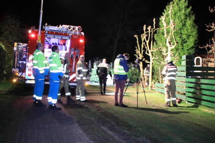 Stacaravan volledig uitgebrand