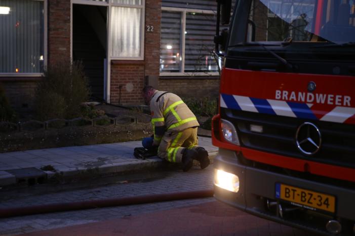 Brand op zolder van woning