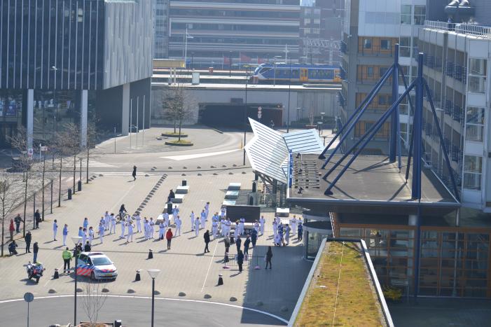 Eerbetoon aan zorgmedewerkers LUMC