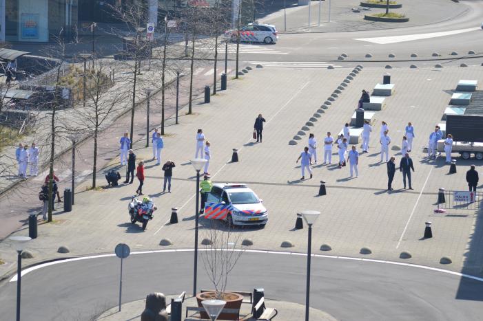 Eerbetoon aan zorgmedewerkers LUMC