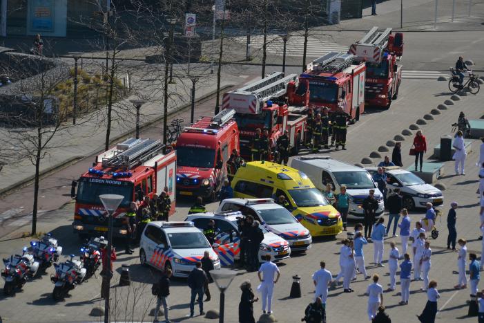 Eerbetoon aan zorgmedewerkers LUMC