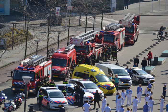 Eerbetoon aan zorgmedewerkers LUMC