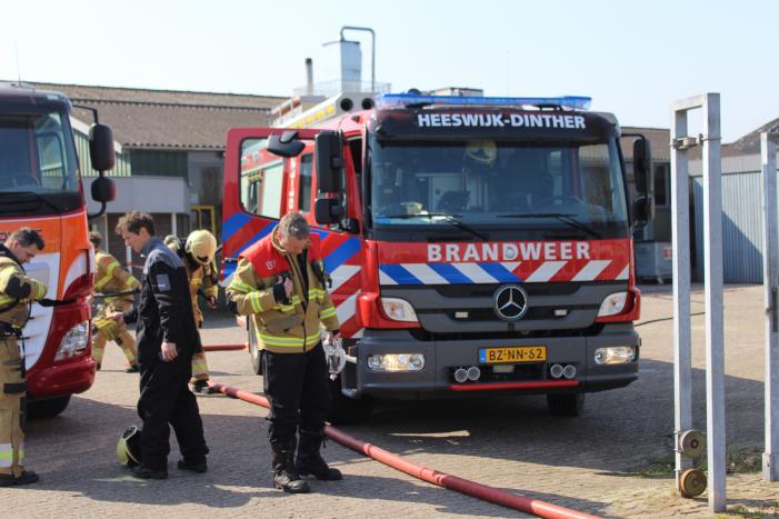 Day after grote brand Mari Jacobs timmerfabriek op industrieterrein
