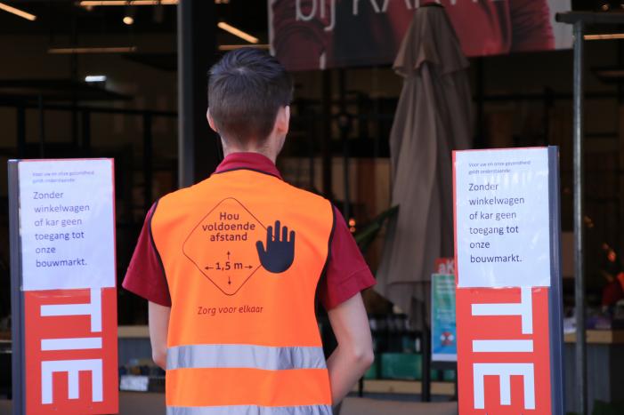 Beveiliging bij bouwmarkt Karwei voorkomt ongeregelheden