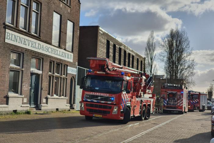 Brand in bedrijfspand