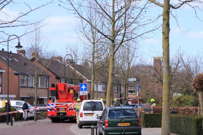 Deel van dakkapel losgewaaid