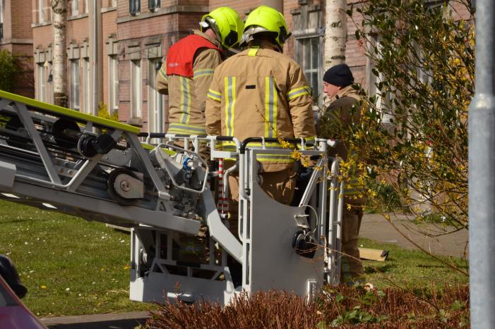 Dakplaten laten los door harde windstoten