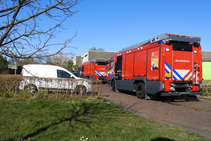 Brand in keuken van woning