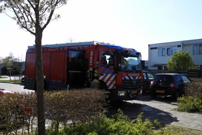 Brand in keuken van woning