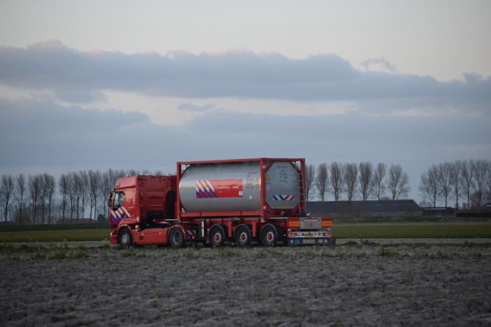 Flinke rookontwikkeling bij brand in composthoop